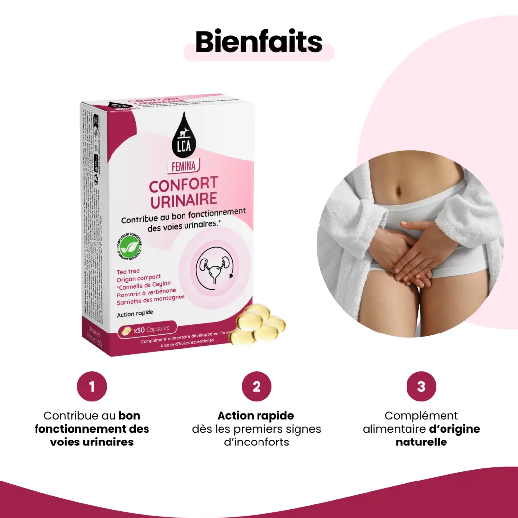 LCA FEMINA - CAPSULES CONFORT URINAIRE — LCA Aroma