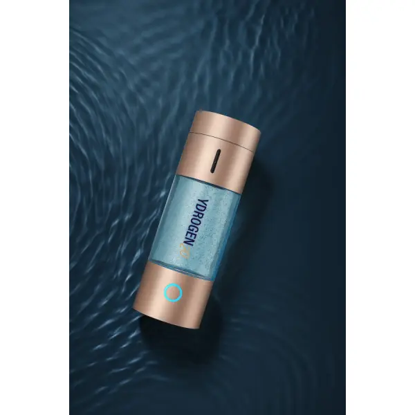 Gourde Ydrogen2o Aluminium – Générateur d’eau hydrogénée 5000 ppb – Format nomade 230 ml
