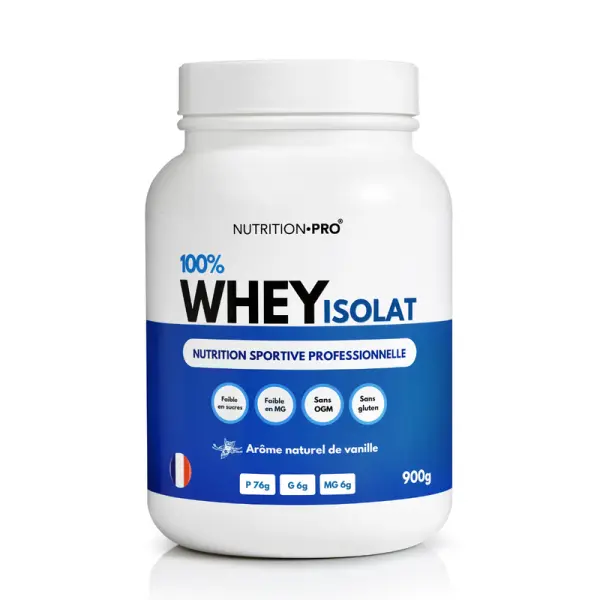 Whey 100% Isolat - Vanille - 900g