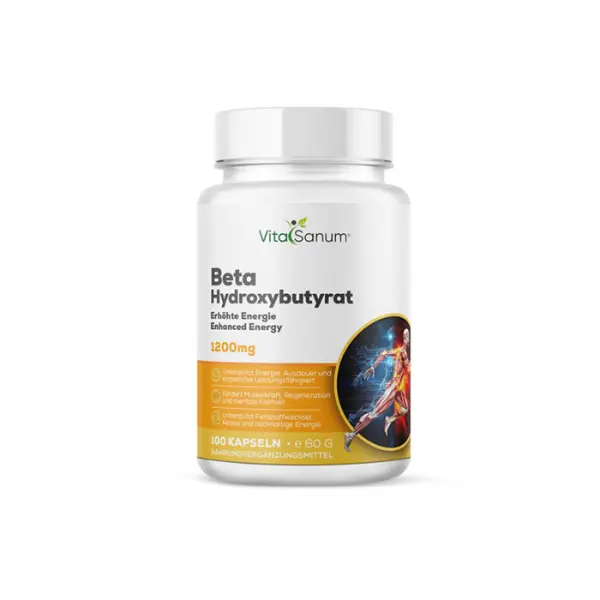 VitaSanum® BHB (Beta-Hydroxybutyrat) 1000 mg 100 gélules