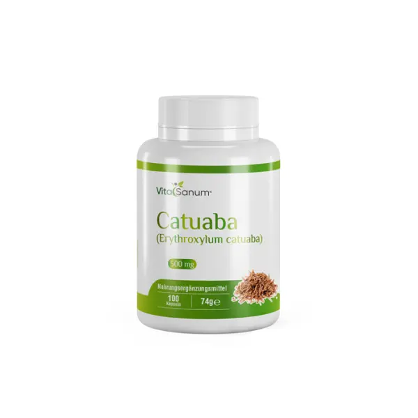 VitaSanum® – Catuaba (Erythroxylum catuaba) 500 mg 100 Kapseln