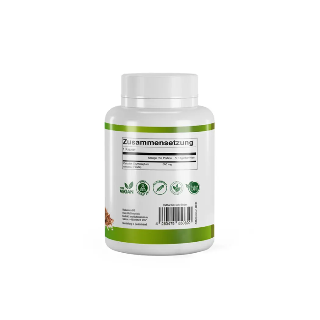 VitaSanum® - Catuaba (Erythroxylum catuaba)  500 mg 100 Kapseln — VitaSanum