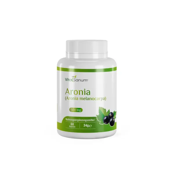VitaSanum® Aronia (Aronia melanocarpa) 500 mg 60 gélules