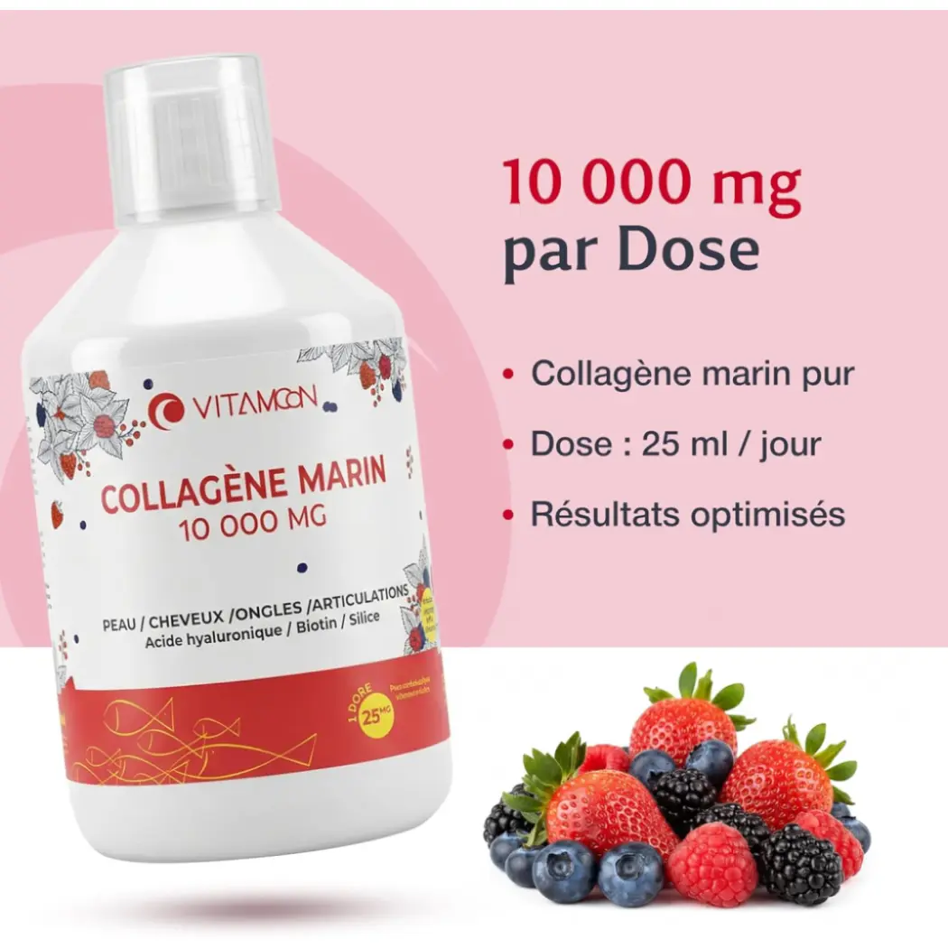 Collagène Marin Liquide - 10000 mg — Vitamoon