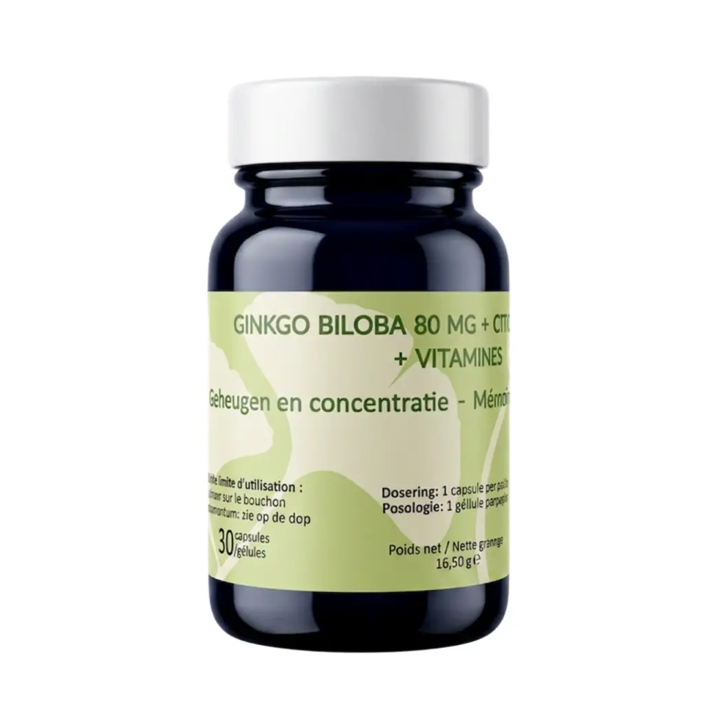 Ginkgo Biloba + Ginseng + Vitamines — Belgiophar