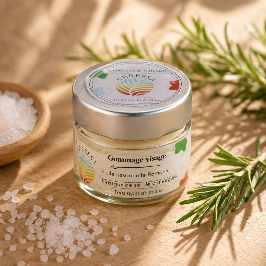 Gommage Visage - Romarin & Sel Camargue — Ceressa