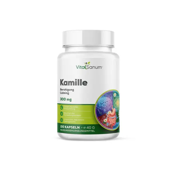 VitaSanum® - Camomille (Matricaria chamomilla) 600 mg 100 gélules