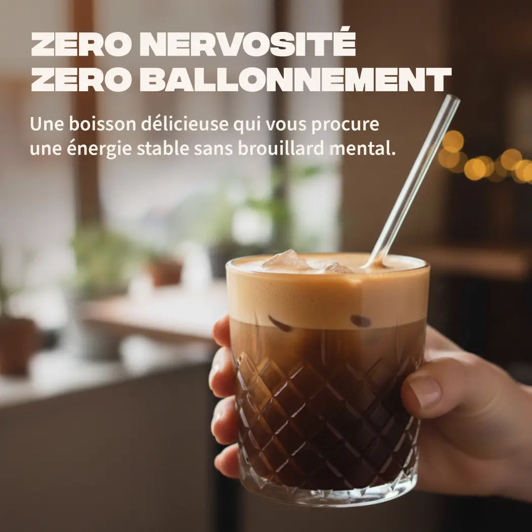 Café adaptogène Brainstoorm goût café - cure 1 mois — Mush n Go