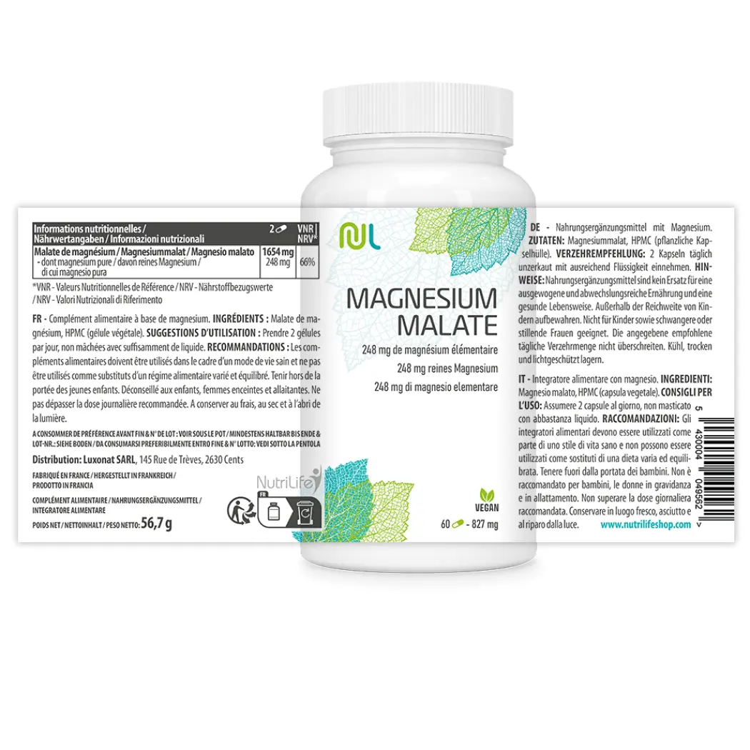 Malate de Magnésium — NutriLife