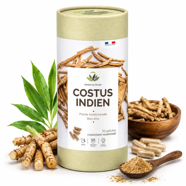 Costus Indien – 90 Gélules Végétales