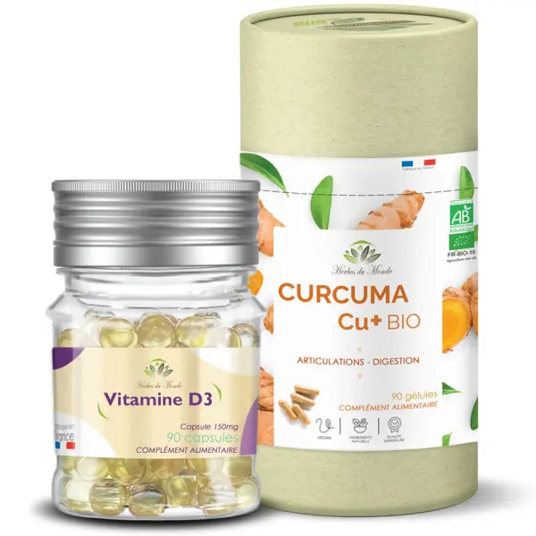 DUO Articulation – Vitamine D3 & Curcuma