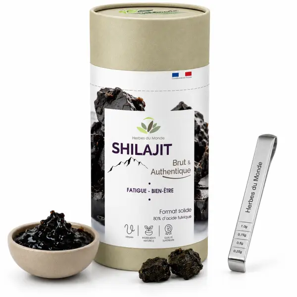 Shilajit Himalaya – Résine 50g - 80% d’Acides Fulviques