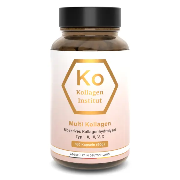 Multi Kollagen Kapseln - Typ I, II, V, X - 180Kapseln