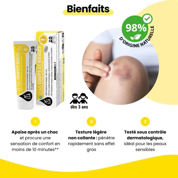 LCA - Gel Coups et Bosses BIO 50ml dès 3 ans