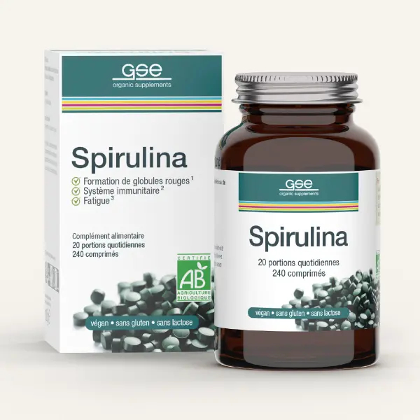 GSE Spirulina comprimés (bio) - 240comprimés