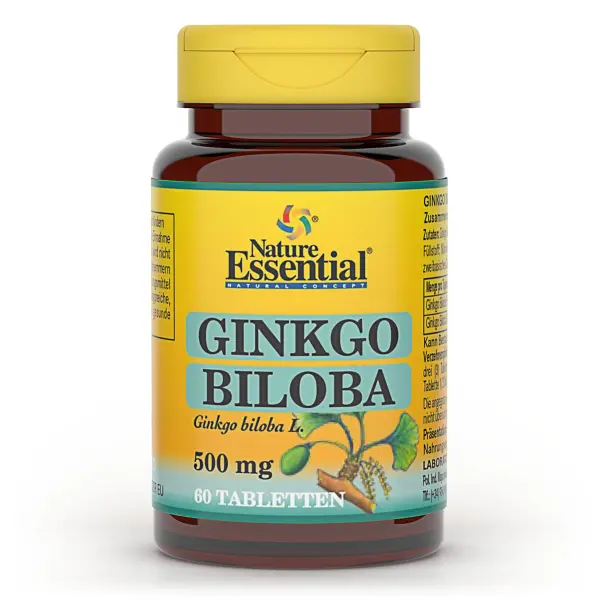 Nature Essential GINKGO BILOBA 500 mg