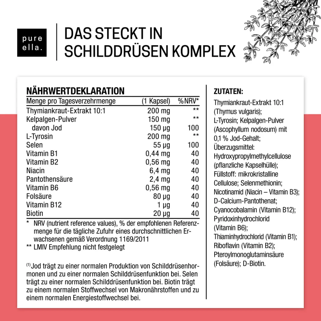 Pure Ella SCHILDDRÜSEN KOMPLEX — Green Future E-Commerce GmbH