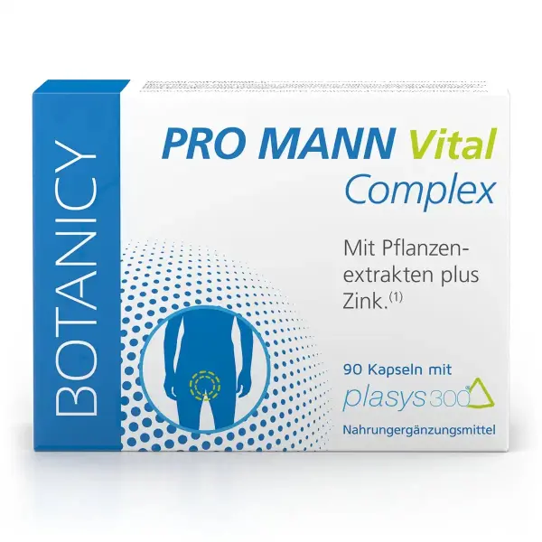 Botanicy Pro Mann Vital Complex con Plasys 300® – Prostata & vie urinarie