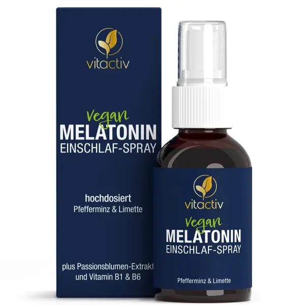 Vitactiv Melatonin Einschlaf-Spray - Pfefferminz & Limette - 50 ml