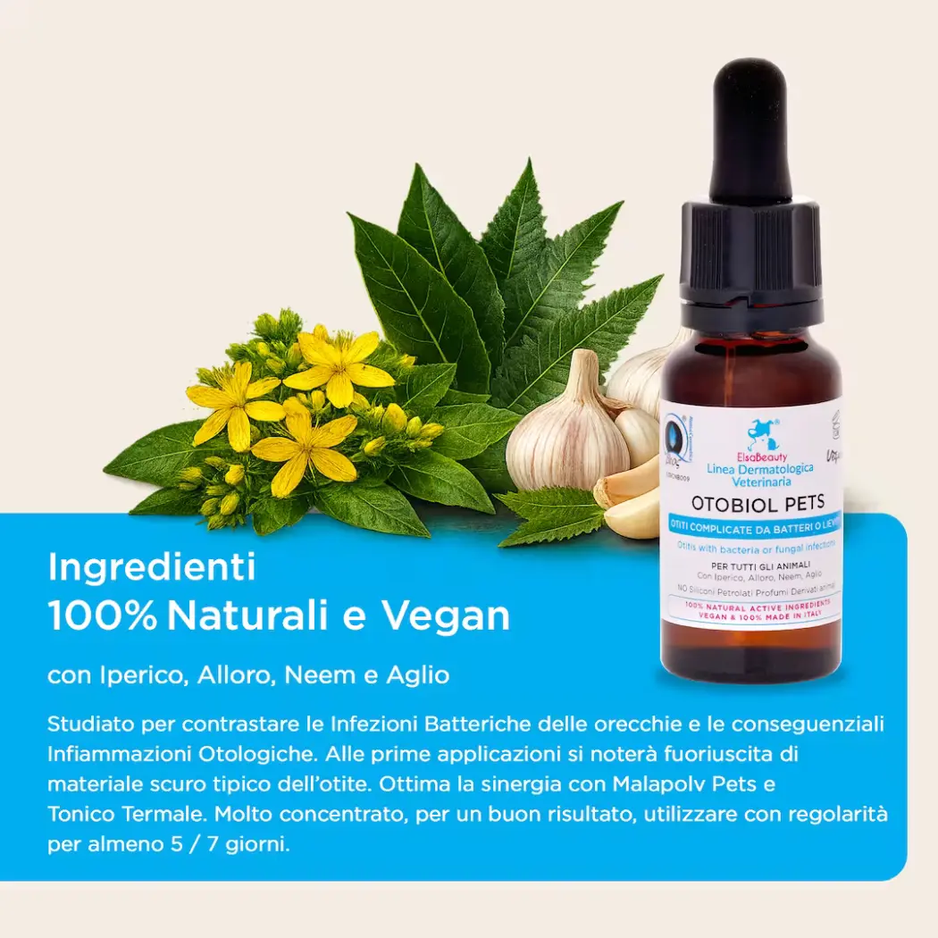 Otobiol Pets - Inflammations Bactériennes - Oreilles Chiens & Chats — ElsaBeauty