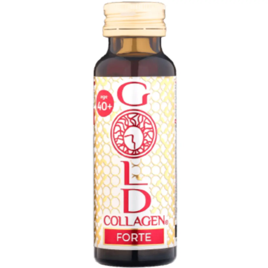 Gold Collagen Forte - 5.000 mg Collagène, Acide Hyaluronic, Vitamine C - 20 ingrédients actifs - Notre bestseller — Gold Collagen