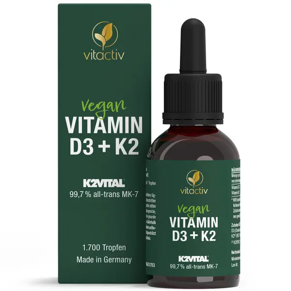  Vitactiv VITAMIN D3 + K2 TROPFEN