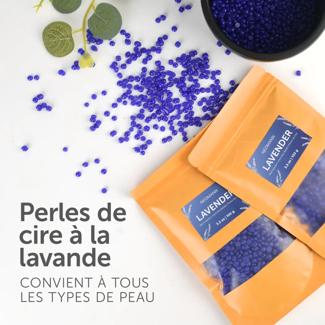 NEOMANN Coffret Waxer II LAV - Kit d'Épilation Complet (Chauffe-Cire, 400g Cire Lavande & Soins Pré/Post) — NEOMANN