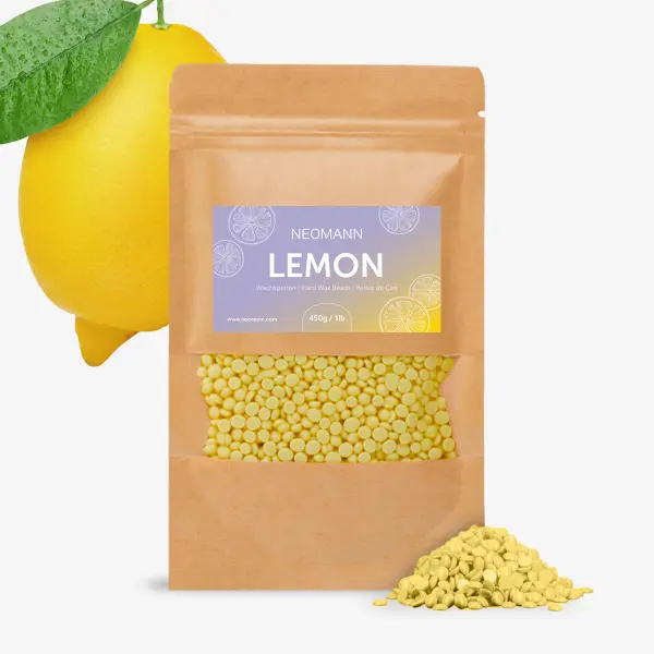 les de Cire Chaude Professionnelle Douce – Formule Basse Température - citron