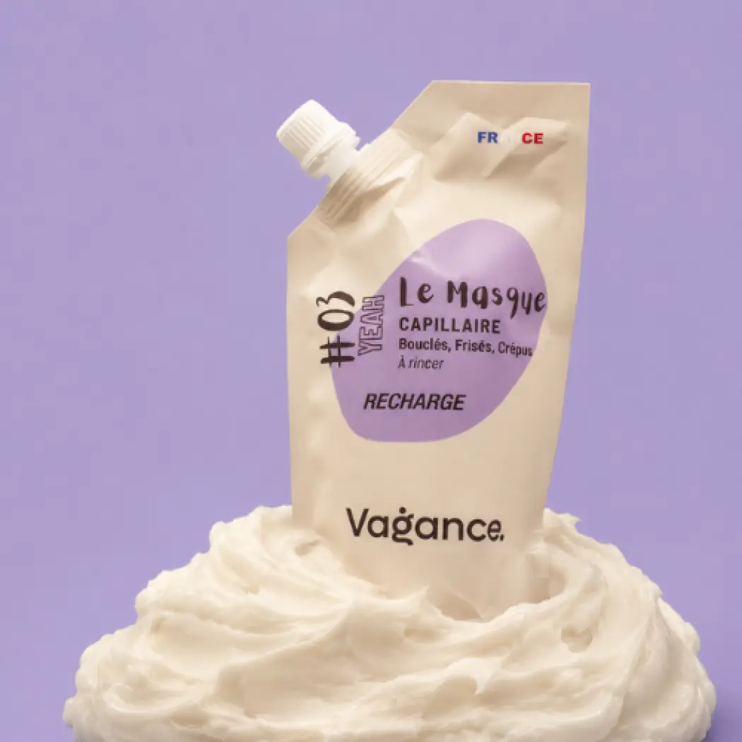 #03 YEAH RECHARGE - Le Masque qui répare, nourrit et fortifie les cheveux bouclés, frisés, crépus - 200 ml — Vagance