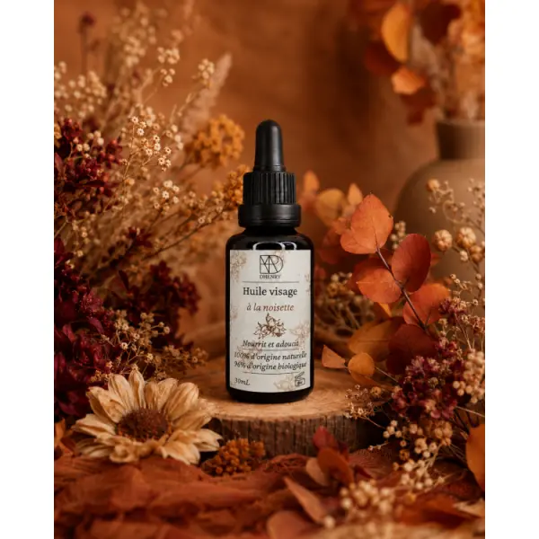 Huile visage noisette