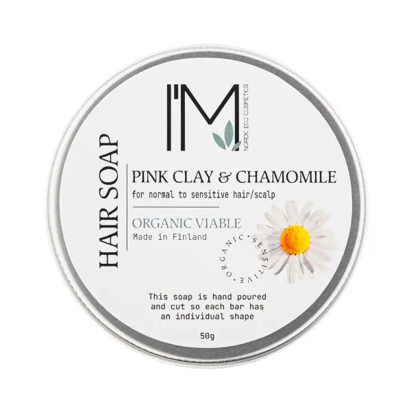 Savon Solide Cheveux - Argile Rose et Camomille