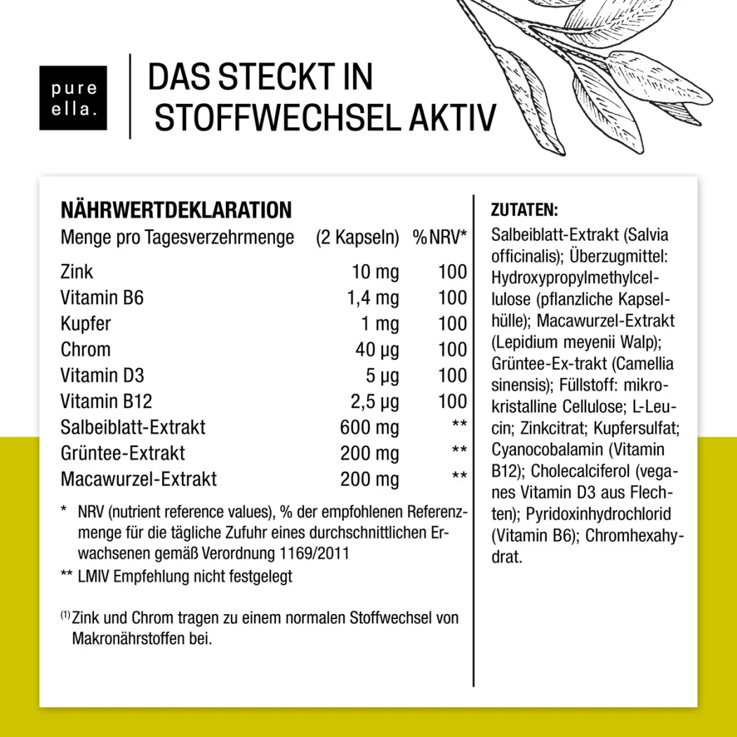 Pure Ella Stoffwechsel Aktiv — Green Future E-Commerce GmbH
