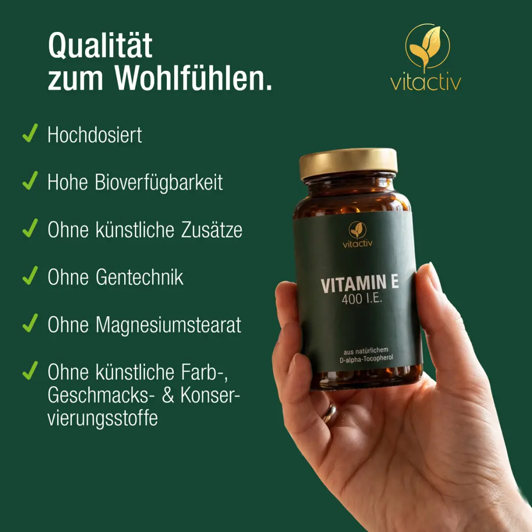 Vitactiv VITAMIN E 400 I.E. — Green Future E-Commerce GmbH
