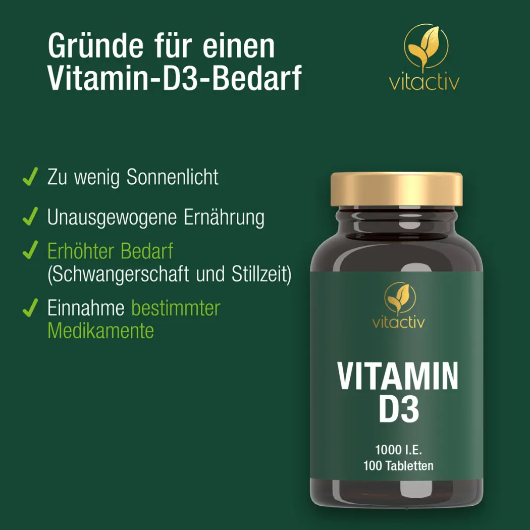 Vitactiv VITAMIN D3 — Green Future E-Commerce GmbH