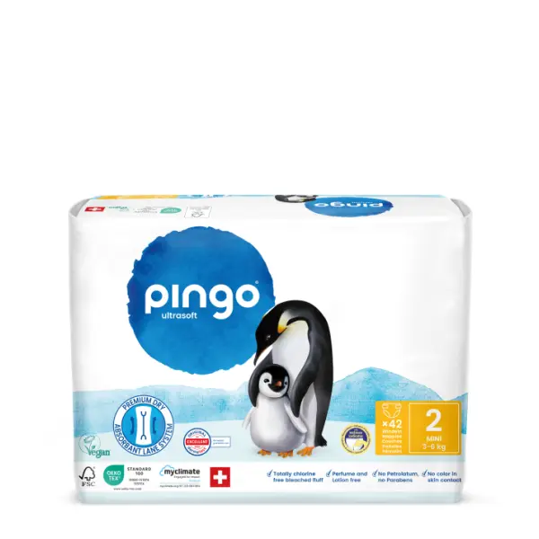 Bio - Windeln Mini - Größe: 3-6kg