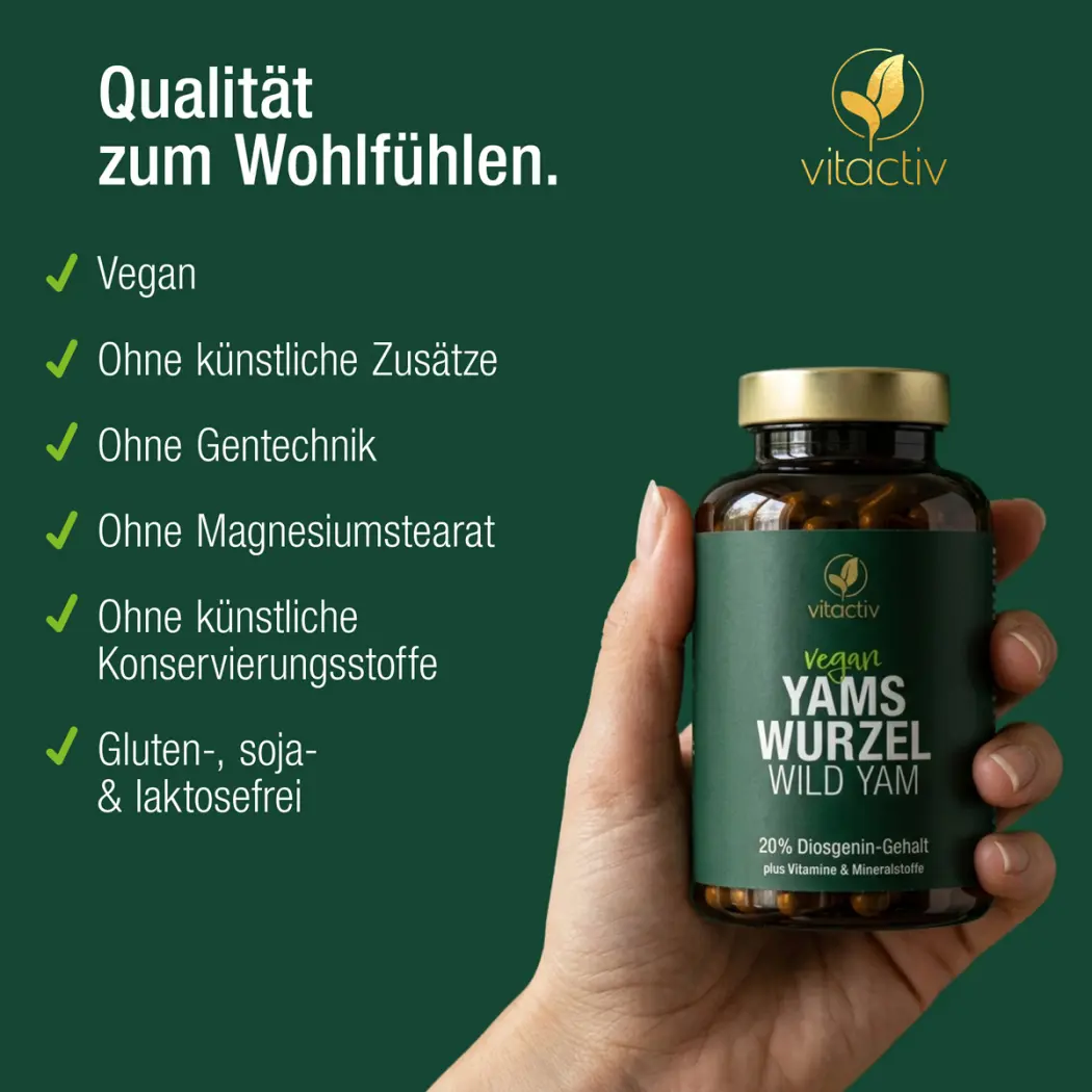Vitactiv YAMSWURZEL WILD YAM — Green Future E-Commerce GmbH