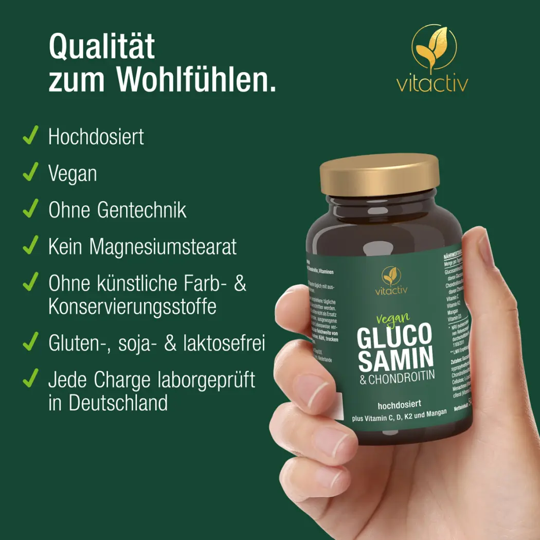 Vitactiv GLUCOSAMIN & CHONDROITIN — Green Future E-Commerce GmbH