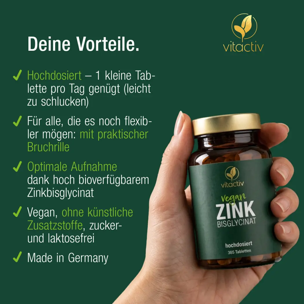 Vitactiv ZINK BISGLYCINAT — Green Future E-Commerce GmbH