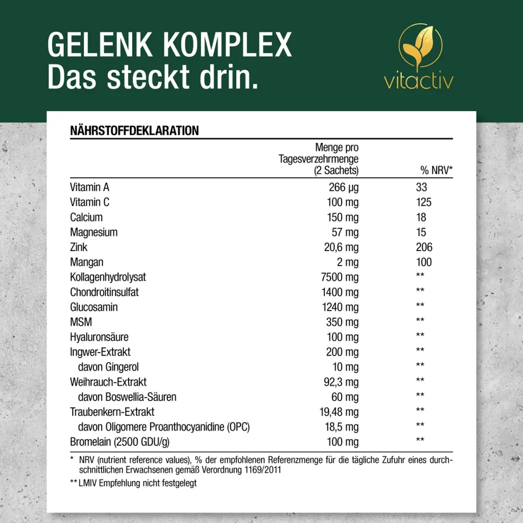 Vitactiv GELENK Komplex — Green Future E-Commerce GmbH