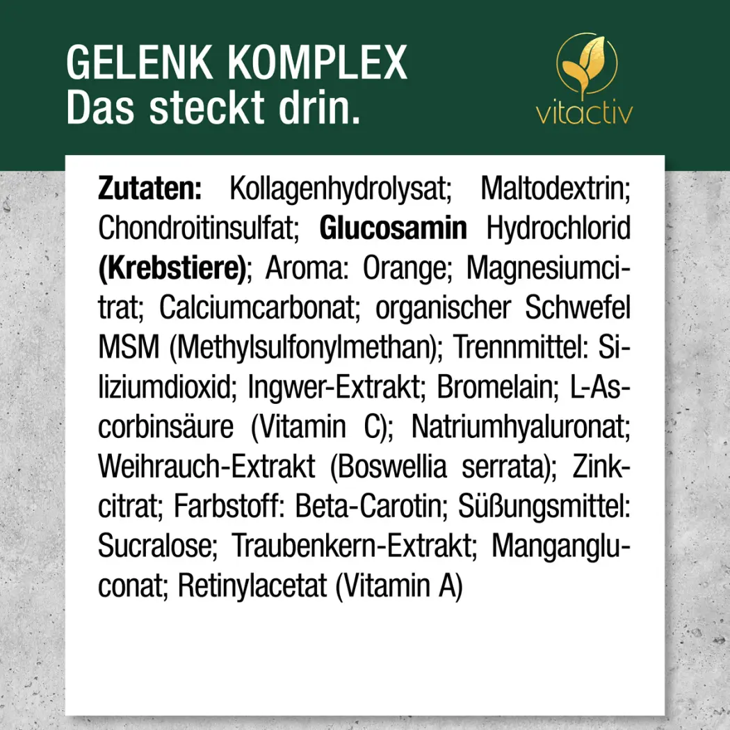Vitactiv GELENK Komplex — Green Future E-Commerce GmbH