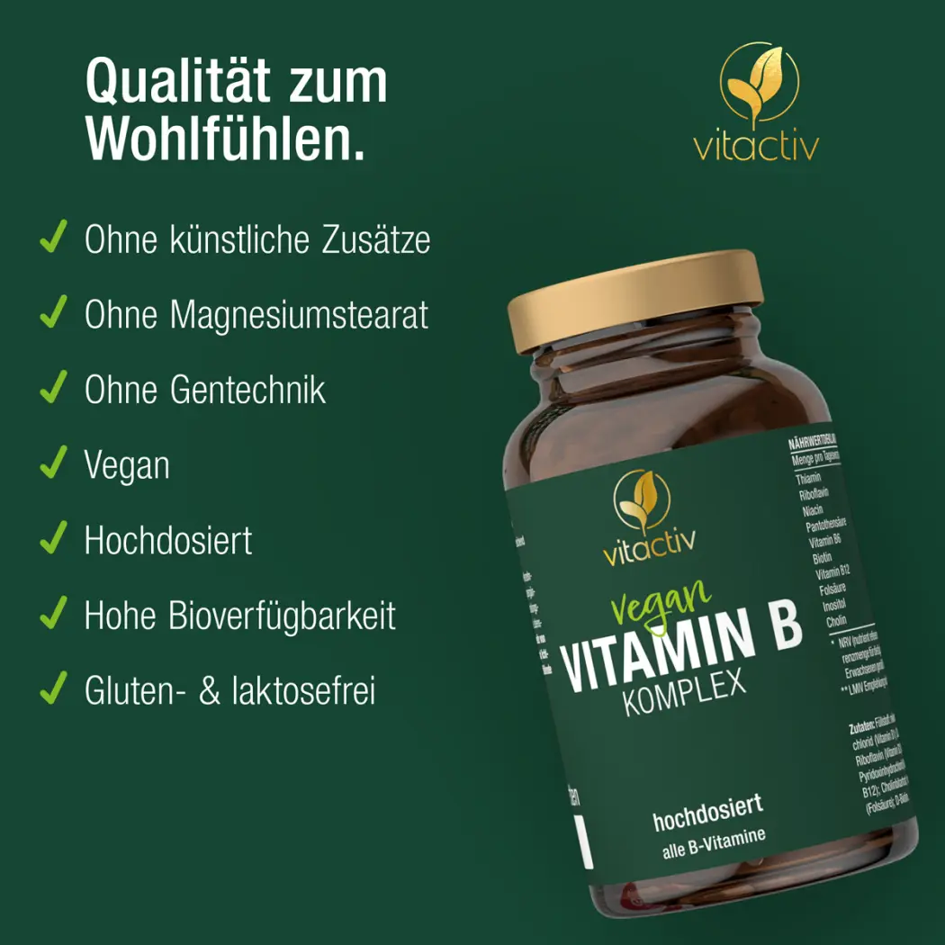Vitactiv VITAMIN B Komplex — Green Future E-Commerce GmbH