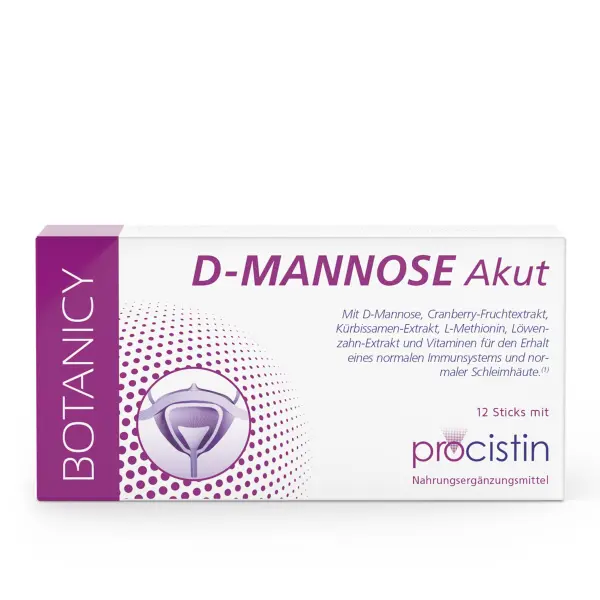 Botanicy D-Mannosio & Mirtillo Rosso Stick – Integratore alimentare per il benessere urinario