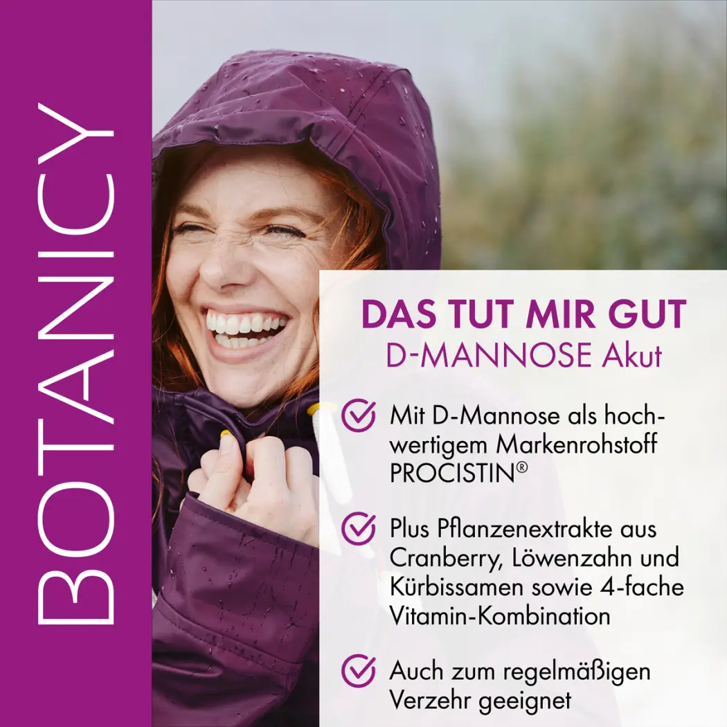 Botanicy D-MANNOSE + Cranberry AKUT Sticks — Green Future E-Commerce GmbH