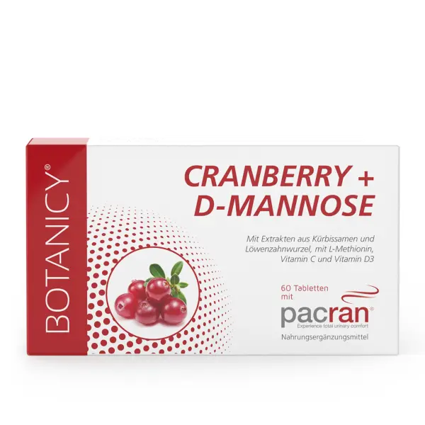 Botanicy Cranberry & D-Mannose - Soutien naturel confort urinaire