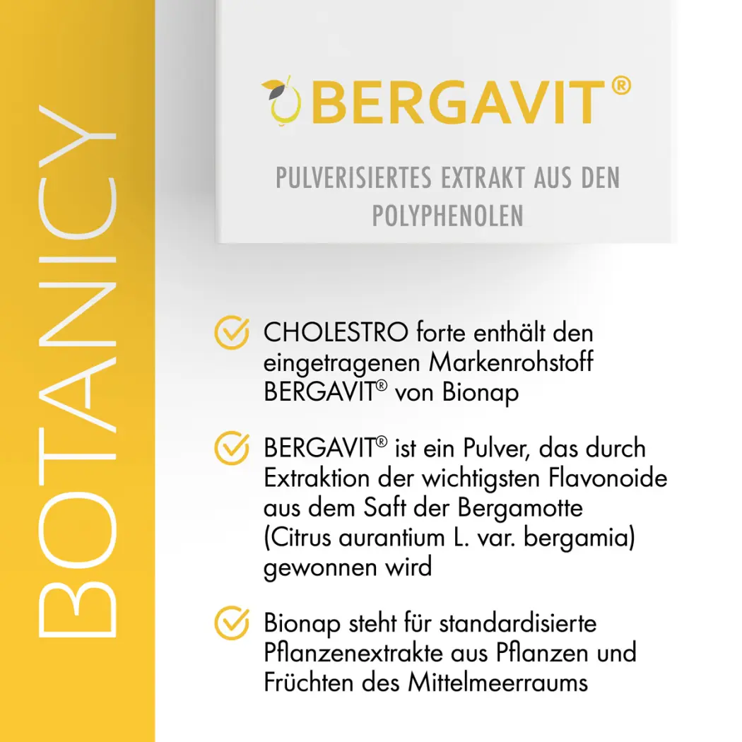 Botanicy CHOLESTRO forte mit BERGAVIT — Green Future E-Commerce GmbH