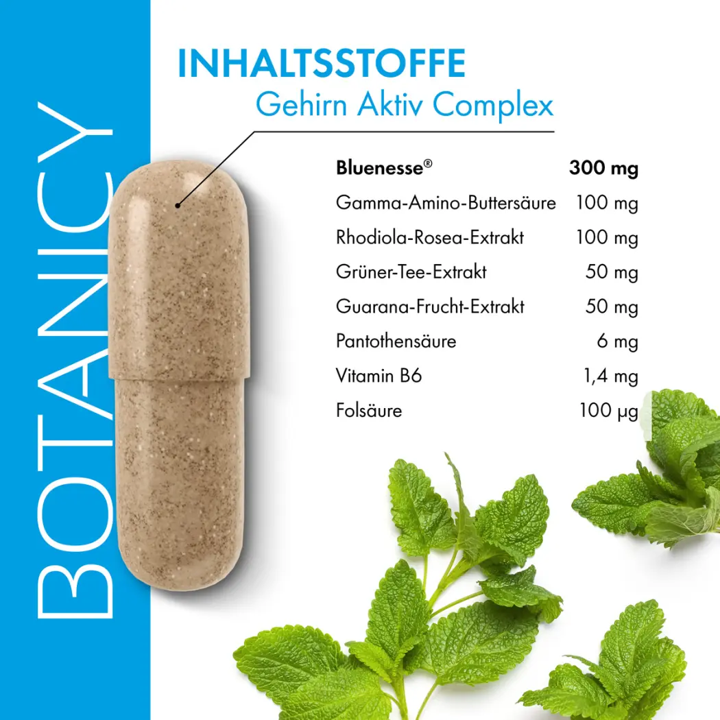 Botanicy Gehirn Aktiv Komplex — Green Future E-Commerce GmbH