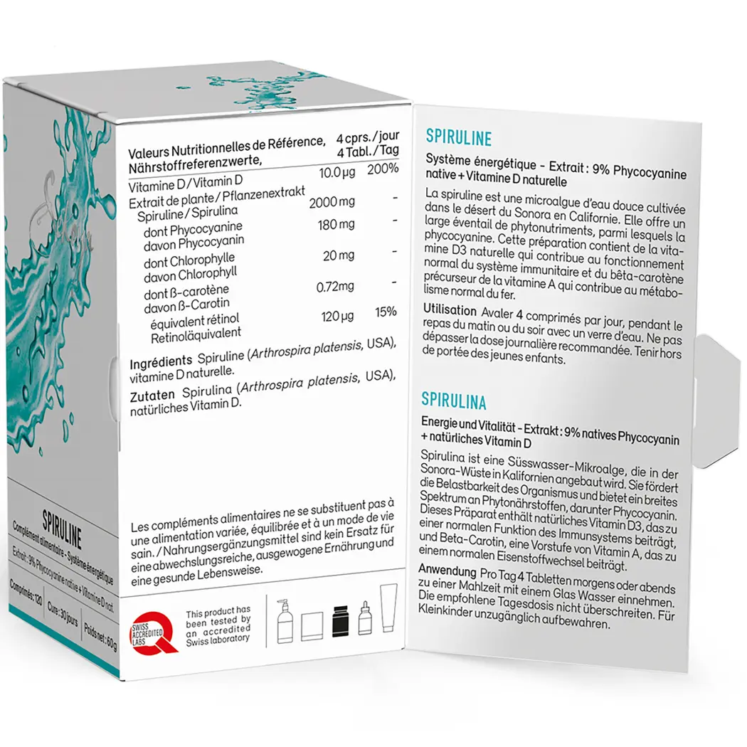 Spiruline & Vitamine D — Sekoya