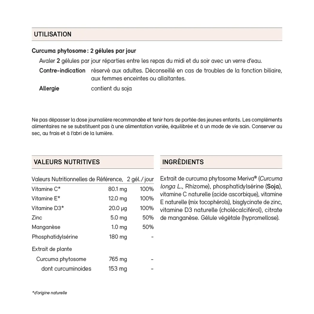 Curcuma Phytosome — Sekoya