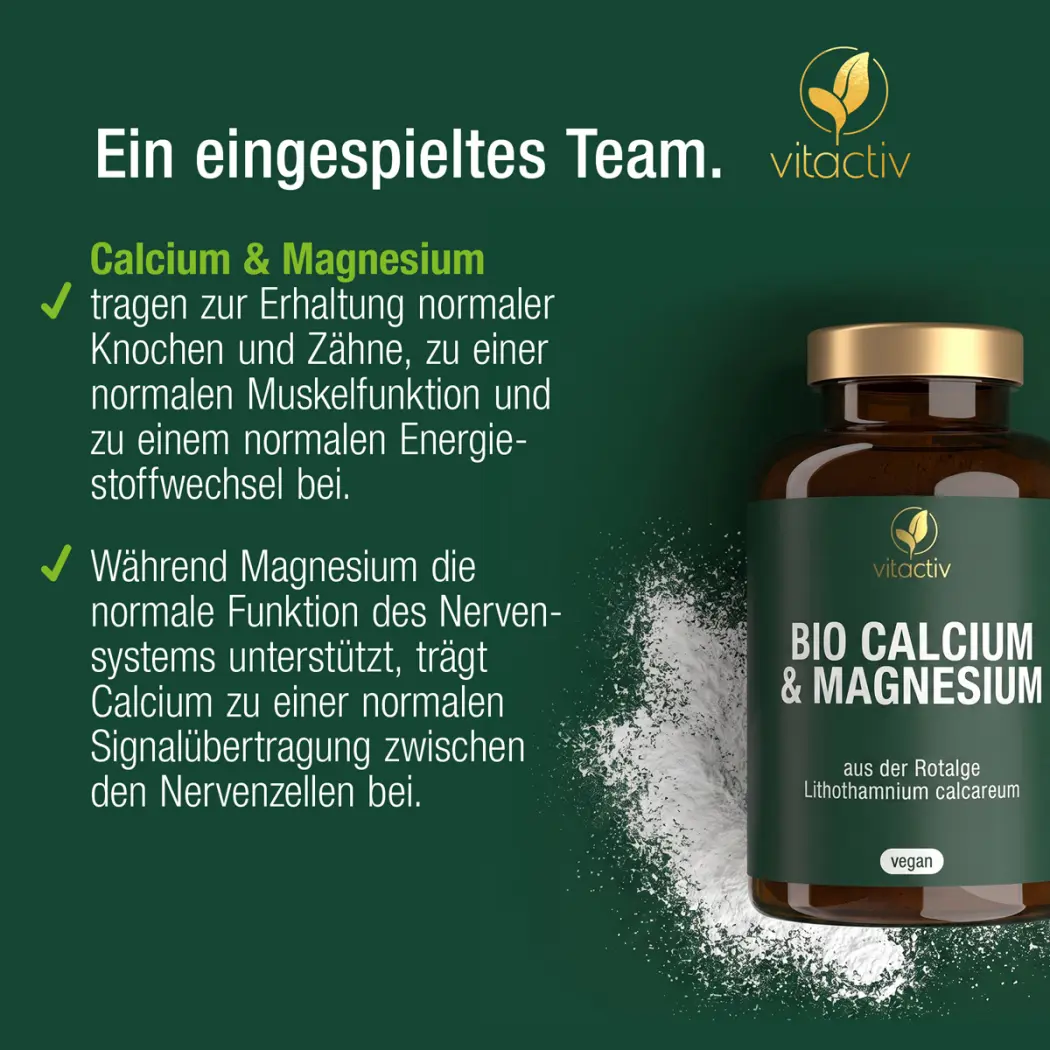 Vitactiv BIO CALCIUM & MAGNESIUM — Green Future E-Commerce GmbH