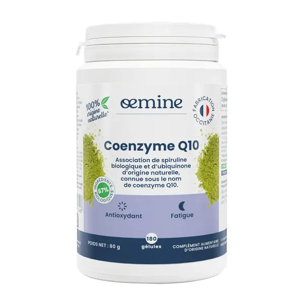 COENZYME Q10 - Gélules Coeur & Muscles - 180unités